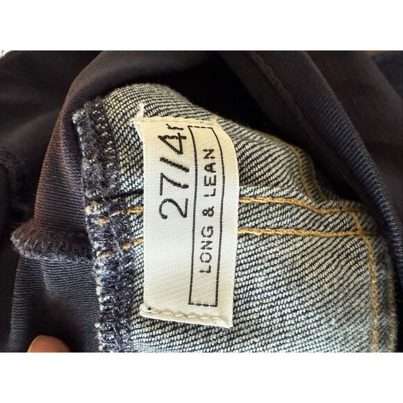 Gap Maternity long and lean dark wash jean size 27/4R - Picture 6 of 7